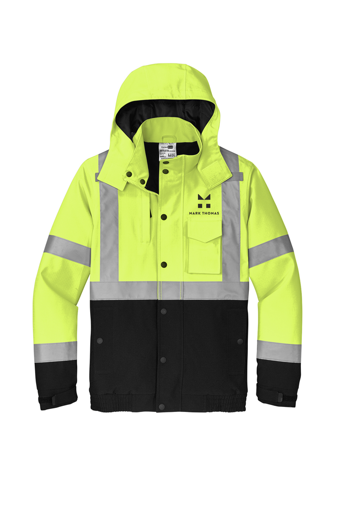 ANSI 107 Class 3 Waterproof Insulated Ripstop Bomber Jacket